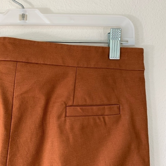 Shosh Fitted Dress Pant Burnt Orange Small - Picture 7 of 8